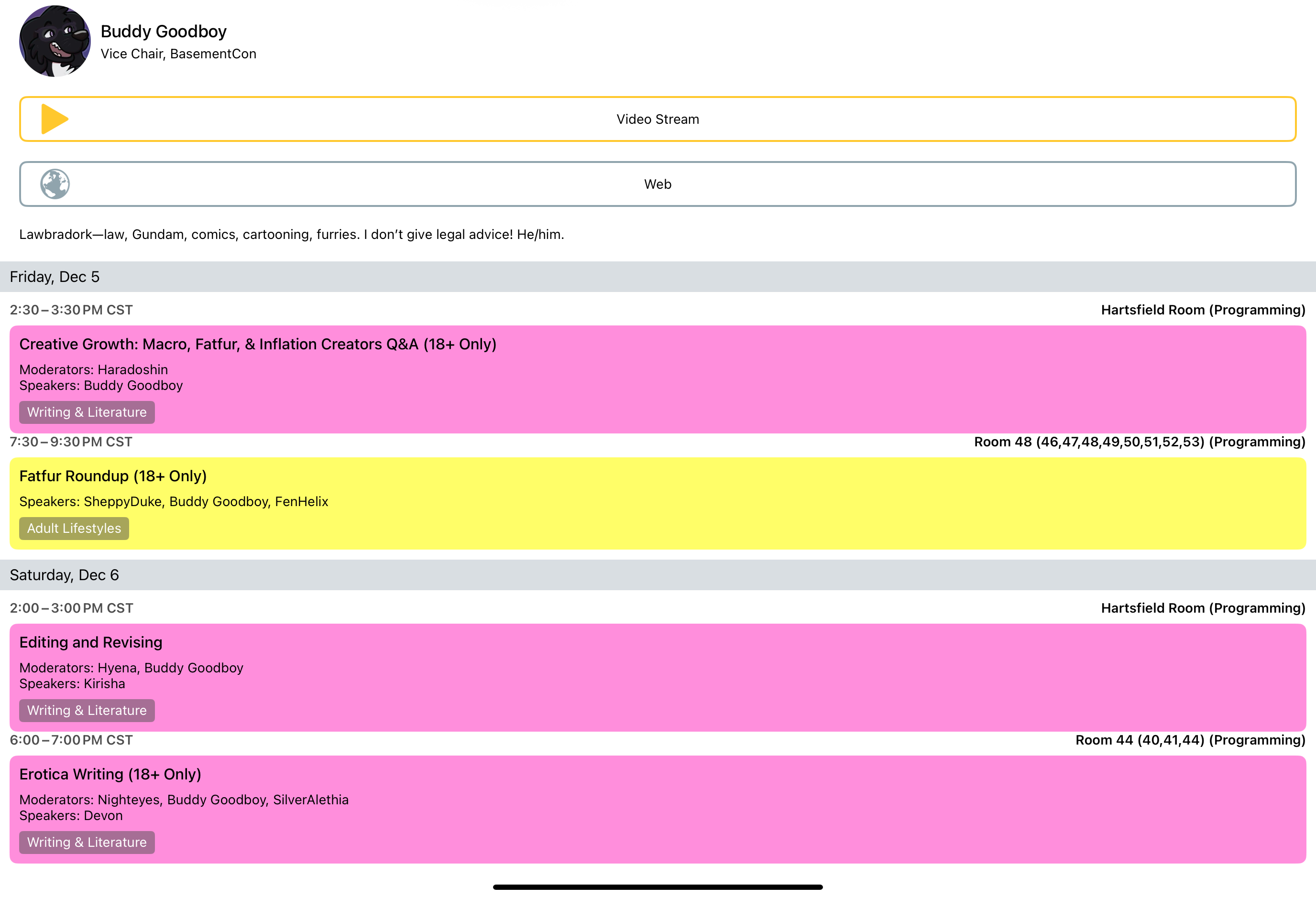 This is an image file repeating the same scheduling information as the blog post.